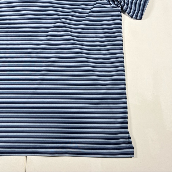 Greyson Polo Shirt Blue Striped Wolf Golf Performance Stretch Men’s XL - Picture 11 of 15